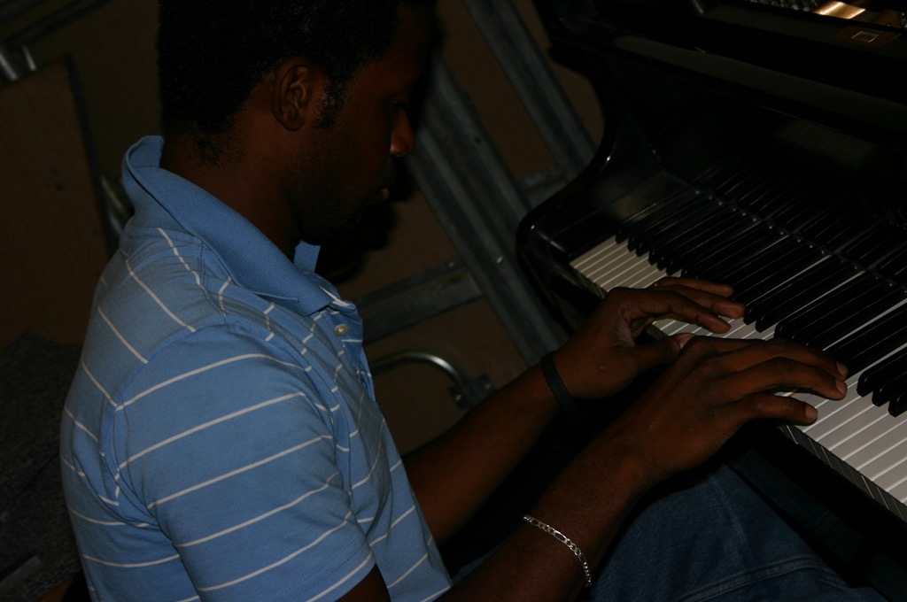 Jean on piano